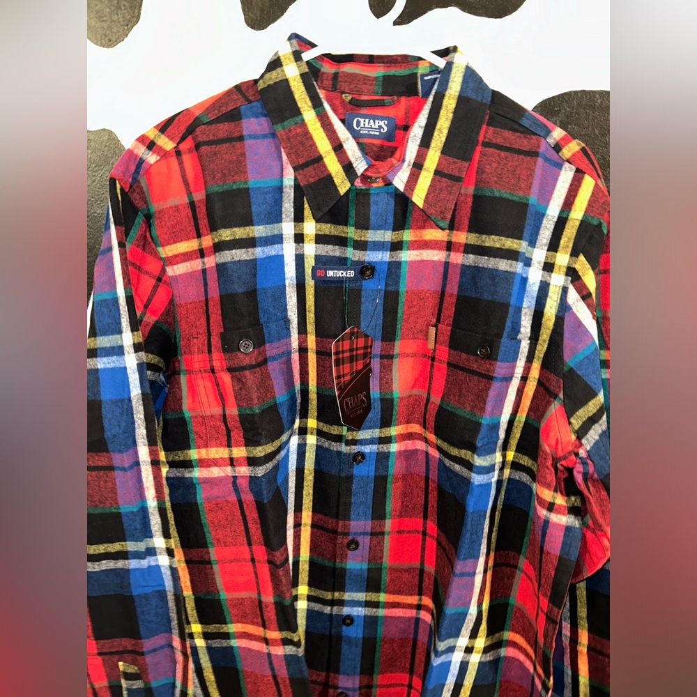 Brand new men’s size X-Large chaps flannel